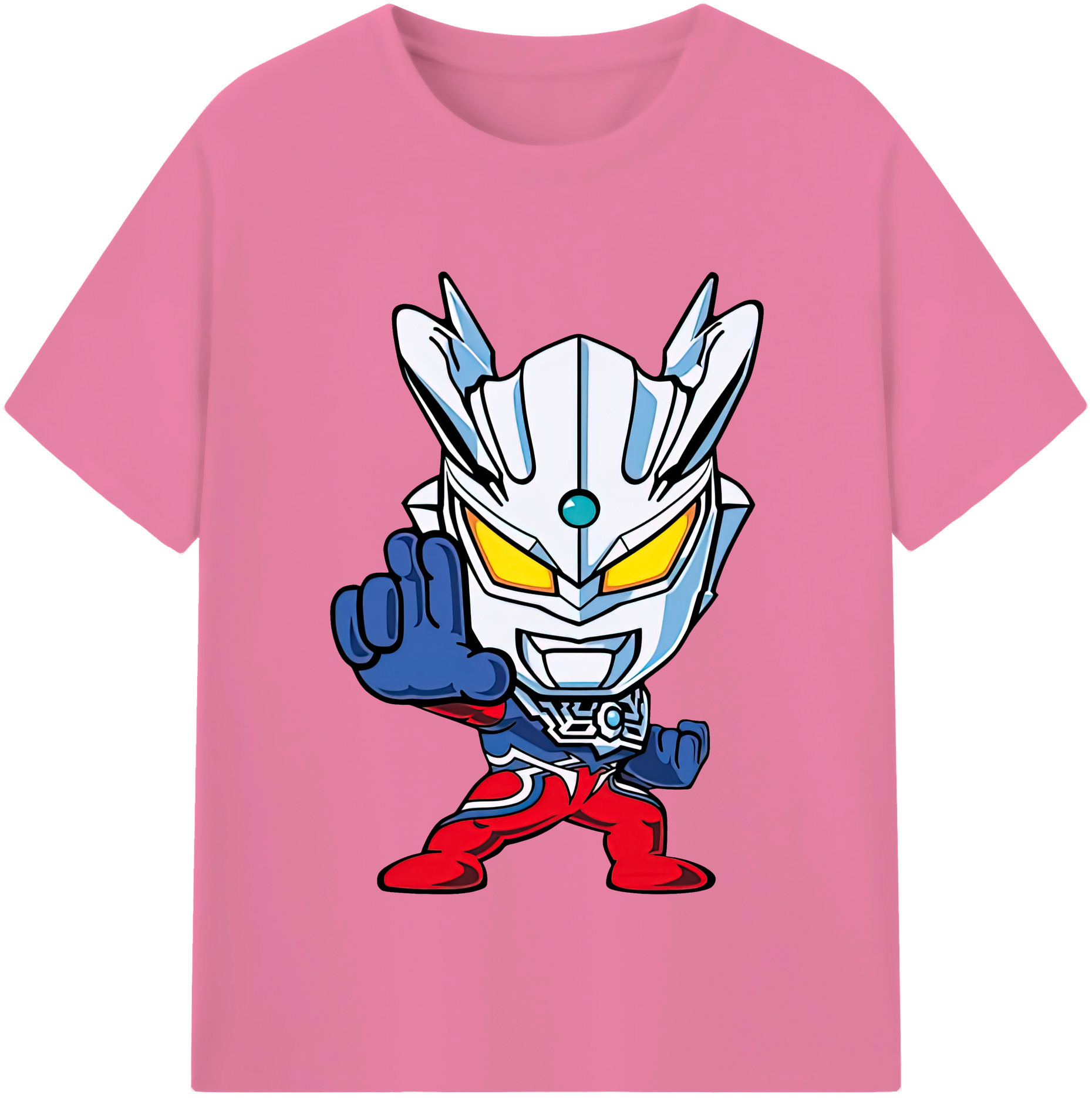 （画像用） ウルトラマン Ultraman 綿100％半袖Tシャツ（フロントプリント）